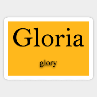 Gloria Name meaning Sticker